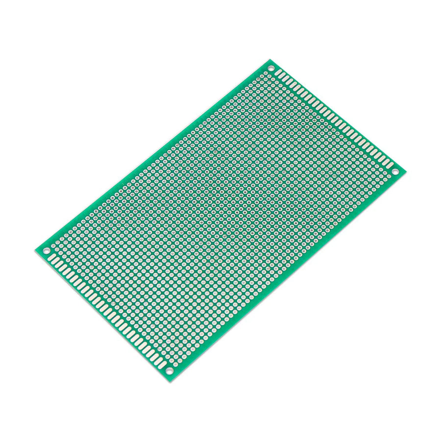 9x15cm Double-Sided Green Dot Board PCB Prototype Board | FR4 Universal Perfboard