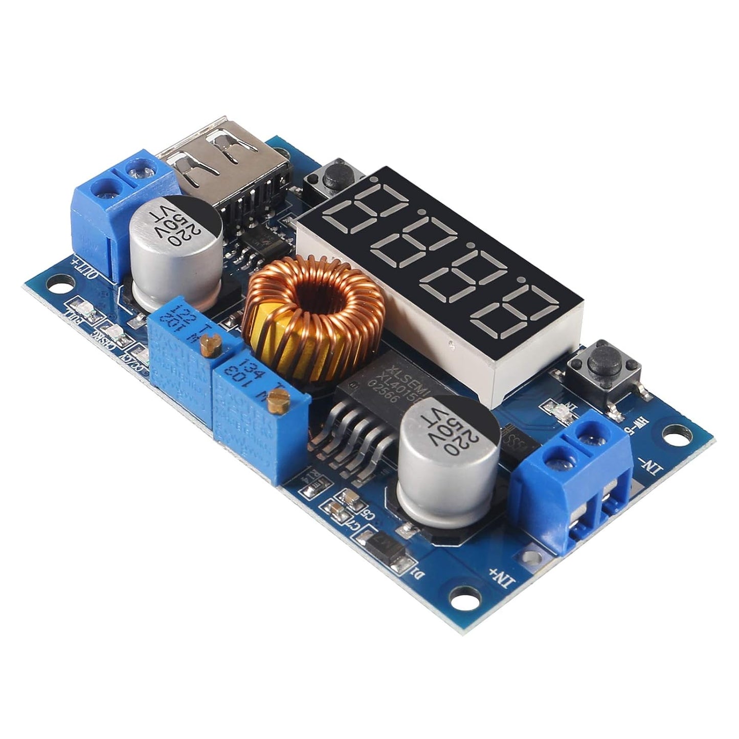XL4015 Buck Converter with Display 5A Adjustable DC Step Down Module