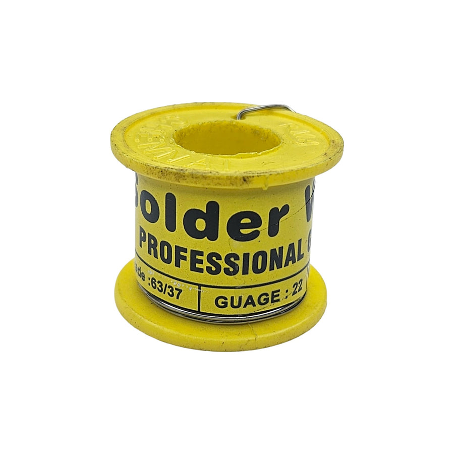 63/37 Tin Lead Solder Wire 22 Gauge 50g Roll | Rosin Core Soldering Wire for Electronics, PCB Repair & DIY Projects